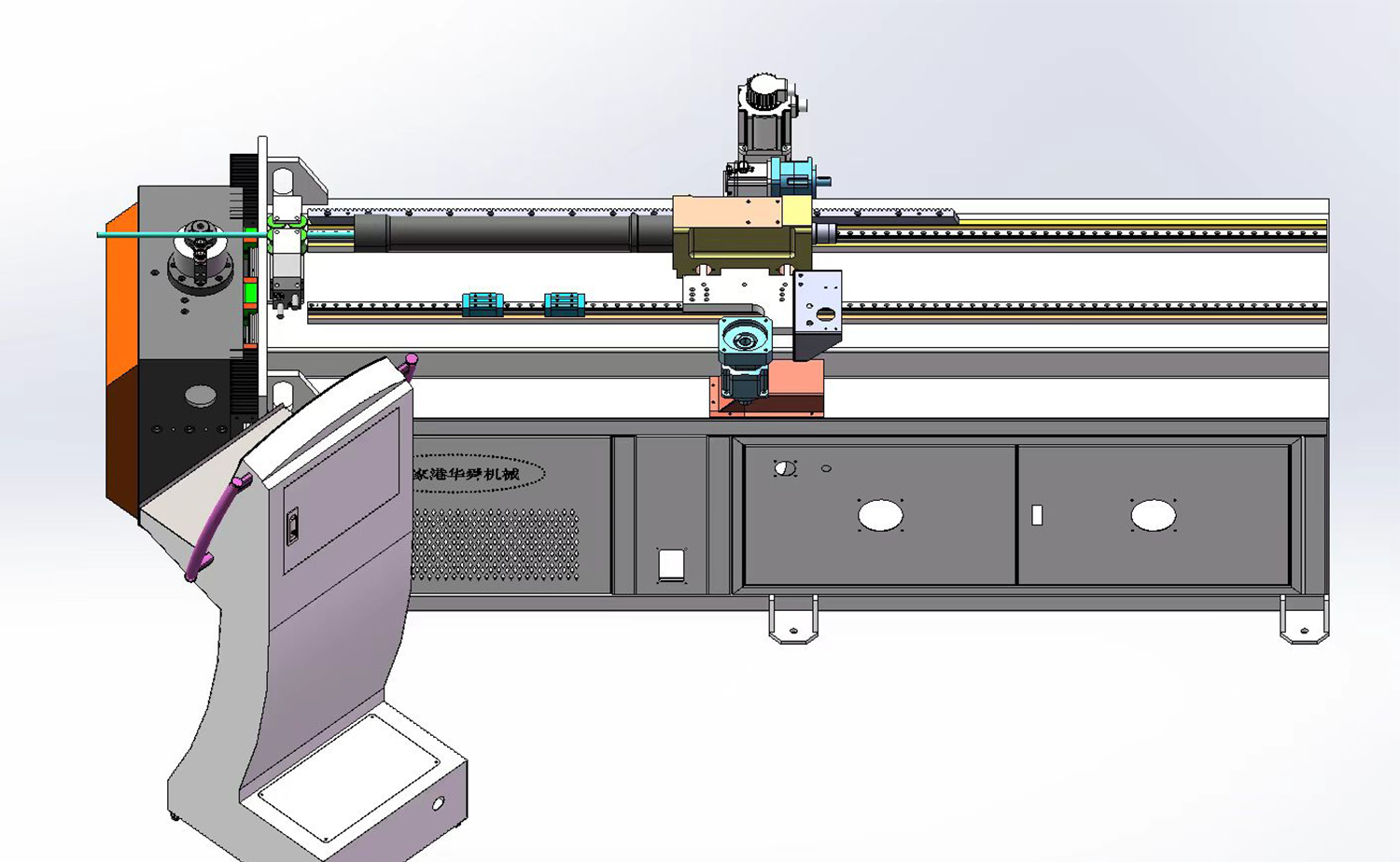 Rúdhajlító gép szervovezérléssel, opcionális 3D szimulációs funkcióval