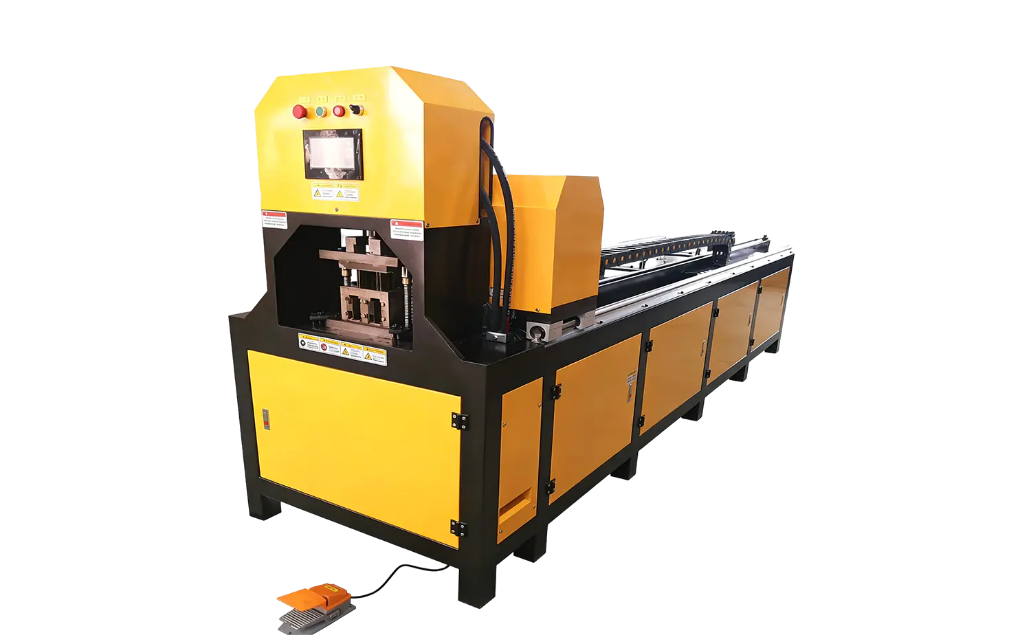 CNC sorozatú automatikus egyhengeres hidraulikus lyukasztógép